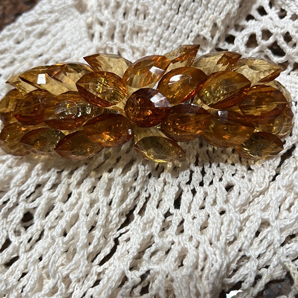 Vintage Beaded Barrette